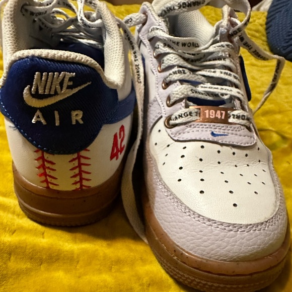 Nike Air Force 1 ‘07’ Jackie Robinson sneakers Size 8 - Picture 7 of 15